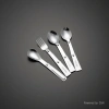 Silver Dragon Egg stainless Steel knife, fork, spoon and tableware 12-piece set, a cross-border bestseller for Western cuisine Application Scenario